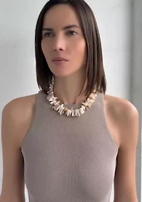 Shell Pieces Adjustable Necklace