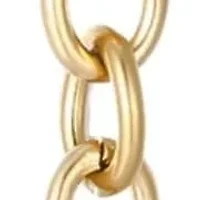 Tarnish Resistant 18k Gold Plated Mixed Link Y-Necklace