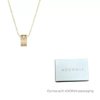 14k Gold Plated Mama-Engraved Ring Necklace