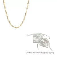 Tarnish Resistant 18k Gold Plated Grid Chain Necklace