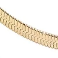 Tarnish Resistant 18k Gold Plated Layered Herringbone Necklace Set
