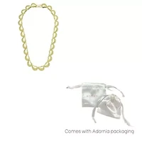 Gold Plated Teardrop Chain Necklace