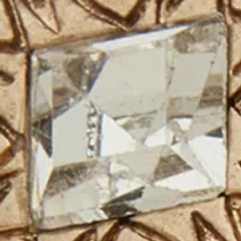  Crystal Drama Stone Cuff Bracelet