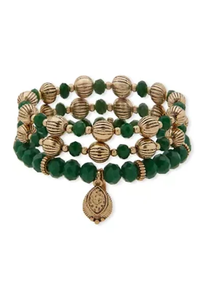 Beaded Stretch Bracelet Set