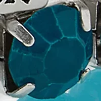 Blue Stone Heart Like A Truck Stretch Bracelet