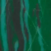 Green Chandelier Gold-Tone Earrings