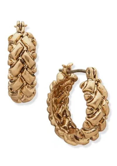 Braided Hoop Earrings