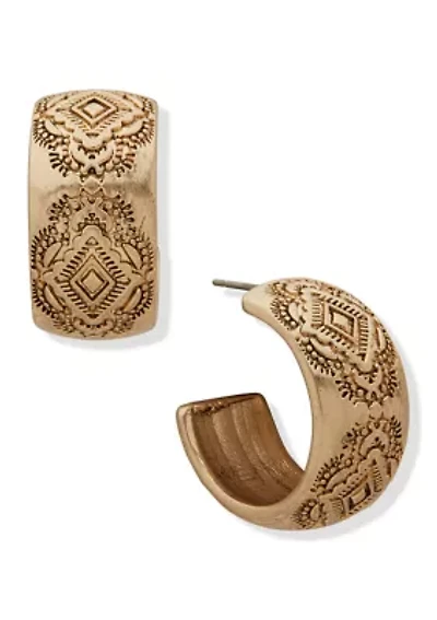 Tribal Hoop Earrings