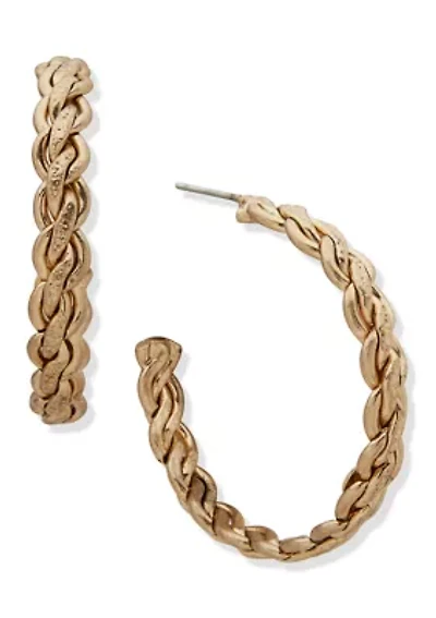 Rope C Hoop Earrings