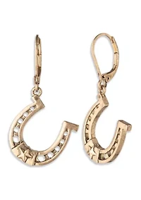 Horseshoe Drop Earrings