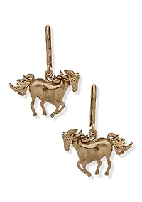 Horse Drop Earrings