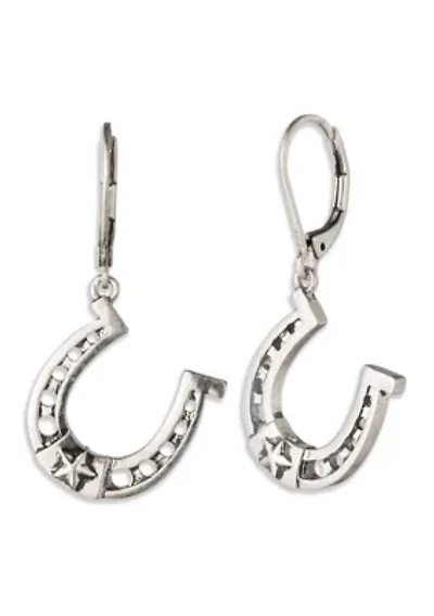 Horseshoe Drop Earrings