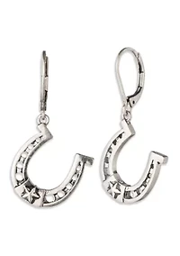 Horseshoe Drop Earrings