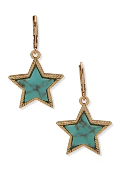 Star Drop Earrings