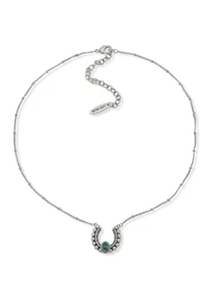 Horseshoe Pendant Necklace