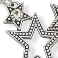 Crystal Pave Star Pendant Necklace