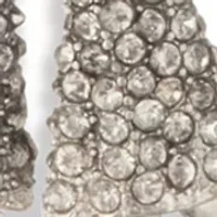 Crystal Bell Bottoms Up Pendant Necklace