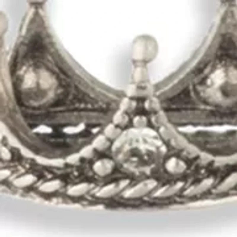 Crystal Crown Frontal Necklace