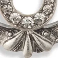 Crystal Horseshoe Pendant Necklace