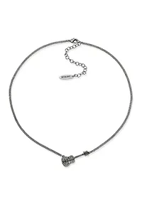  Pavé Guitar Pendant Necklace