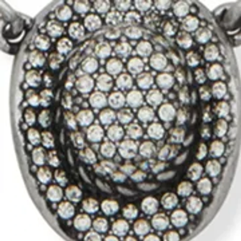  Pavé Hat Pendant Necklace