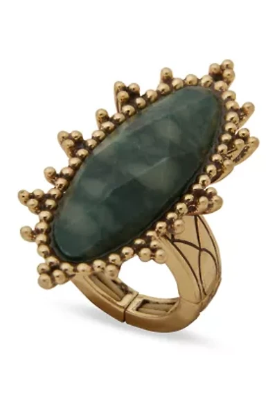 Oval Stone Ring