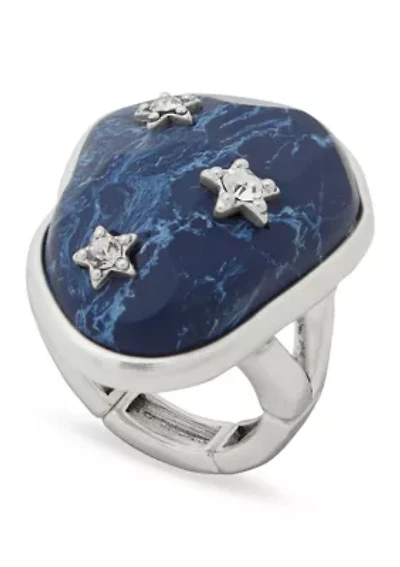 Pavé Star Stone Ring