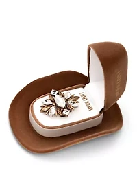 Crystal Navette Stone Cluster Ring