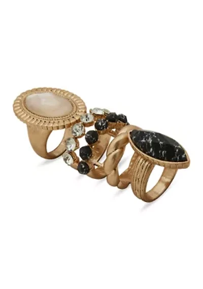 Tri-Tone Ring Set