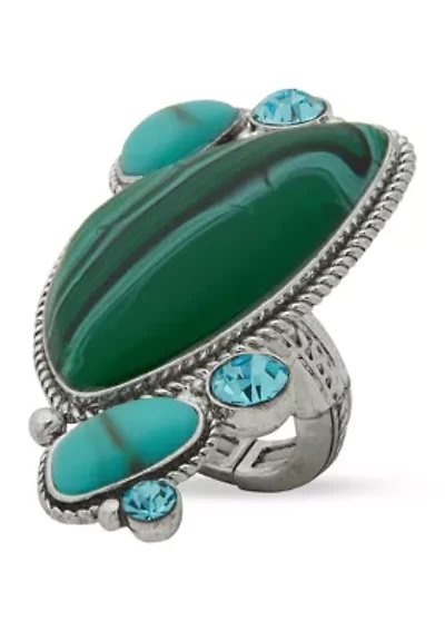Stone Cluster Ring