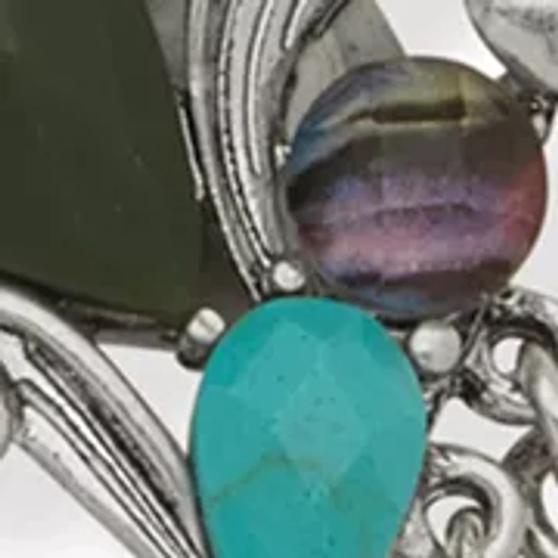 Stone Chain Swag Collar Tip