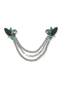 Stone Chain Swag Collar Tip