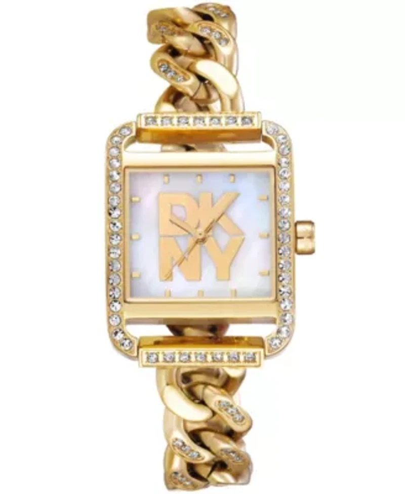 Women's City Glitz White MOP Dial Stainless Steel Bracelet Watch