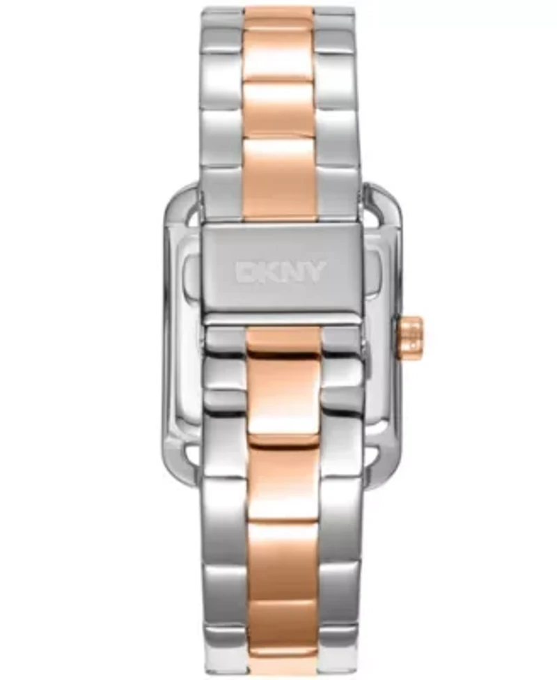 Women's City Glitz Silver Dial Gold-Two-Tone Stainless Steel Bracelet Watch