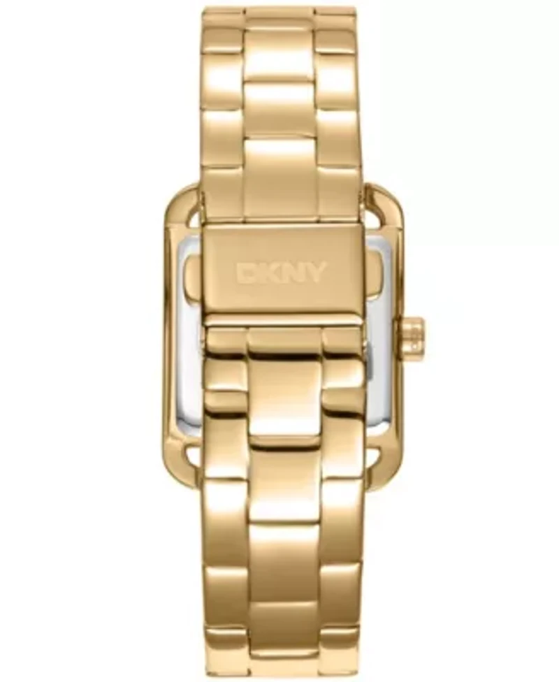 Women's City Glitz Champagne Dial Gold-Tone Stainless Steel Bracelet Watch
