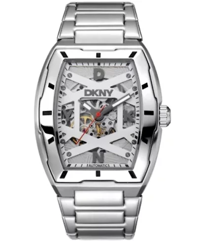Men's Urban Automatic Silver Dial Stainless Steel Bracelet Watch