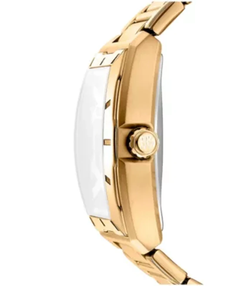 Men's Urban Automatic Black Dial Gold-Tone Stainless Steel Bracelet Watch