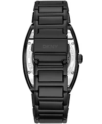 Men's Urban Automatic Turquoise Dial Black Stainless Steel Bracelet Watch