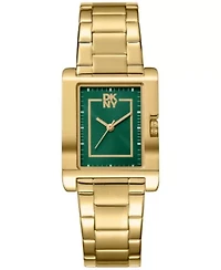 Women's Westside Midi Dark Green Dial Gold-Tone Stainless Steel Bracelet Watch