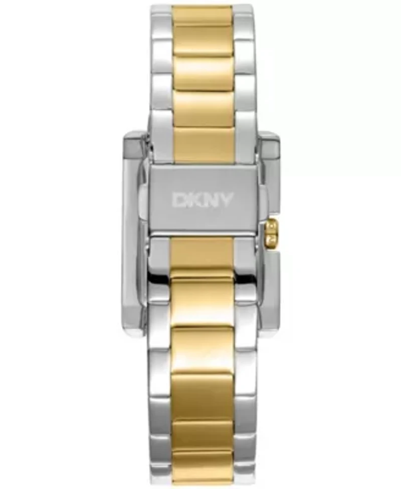 Women's Westside Midi White MOP Dial Gold Two-Tone Stainless Steel Bracelet Watch