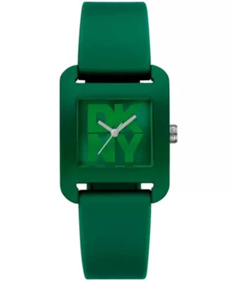 Women's City Sport Dark Dial Dark Silicone Strap Watch