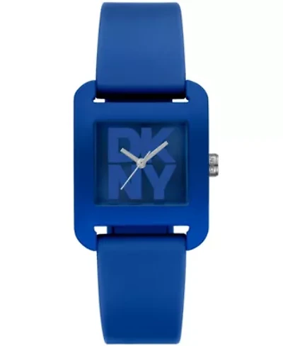 Women's City Sport Dark Blue Dial Dark Blue Silicone Strap Watch