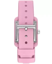 Women's City Sport Pink Dial Pink Silicone Strap Watch