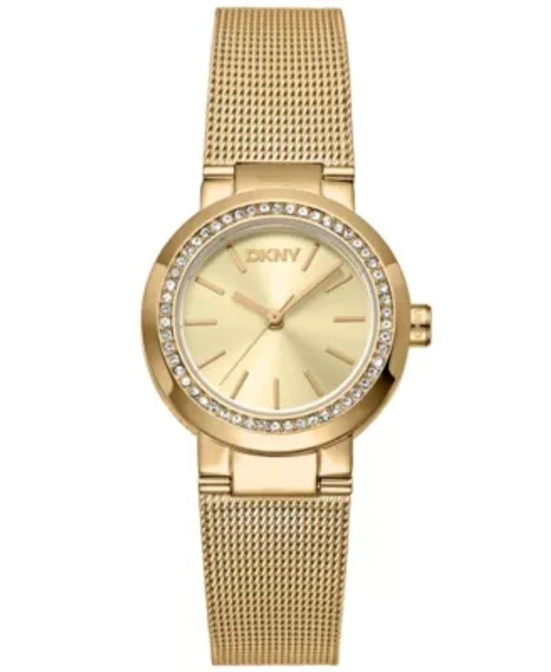 Women's Eastside Mini Champagne Dial Gold-Tone Stainless Steel Bracelet Watch