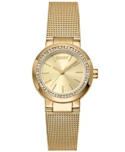 Women's Eastside Mini Champagne Dial Gold-Tone Stainless Steel Bracelet Watch