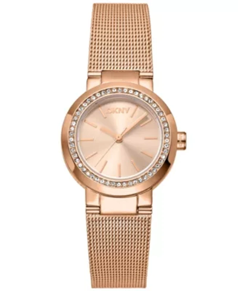 Women's Eastside Mini Rose Gold Dial Rose Gold-Tone Stainless Steel Bracelet Watch