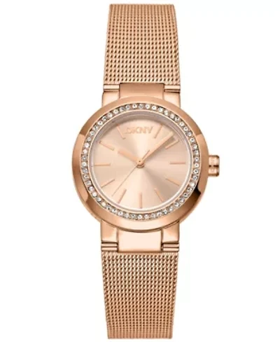 Women's Eastside Mini Rose Gold Dial Rose Gold-Tone Stainless Steel Bracelet Watch