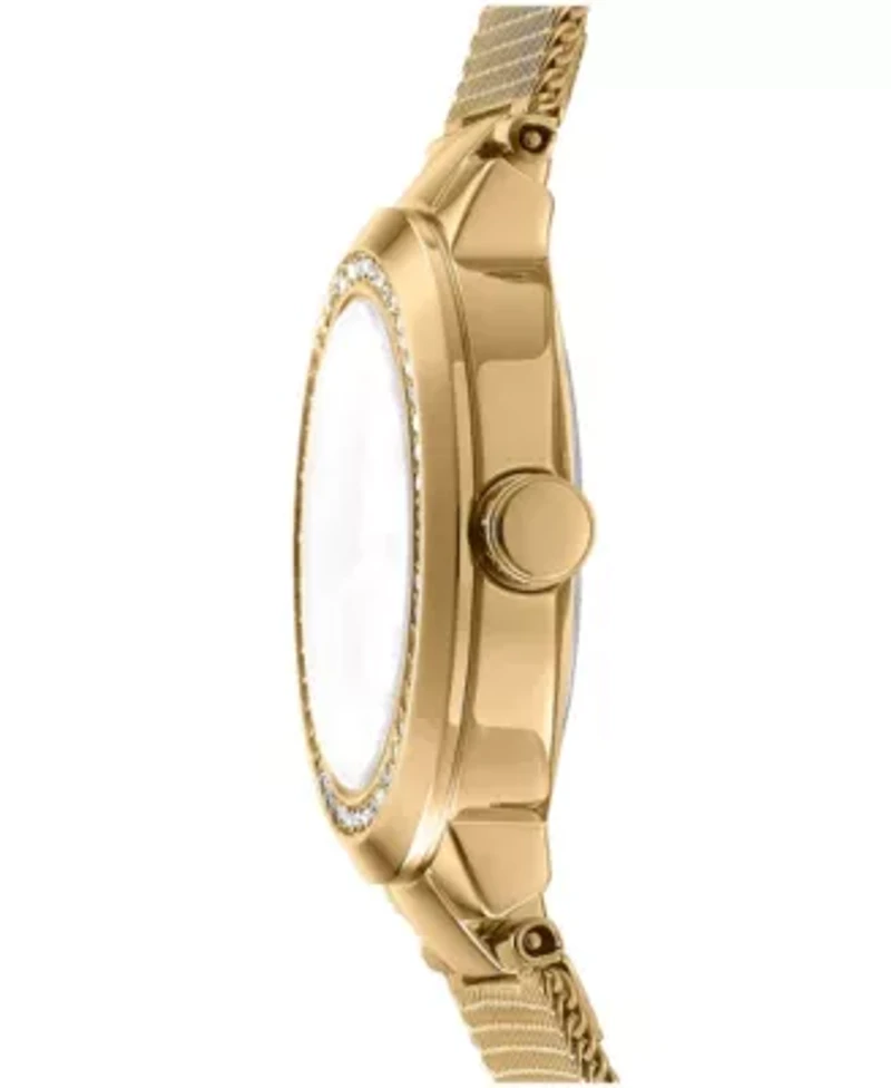 Women's Eastside Mini Champagne Dial Gold-Tone Stainless Steel Bracelet Watch