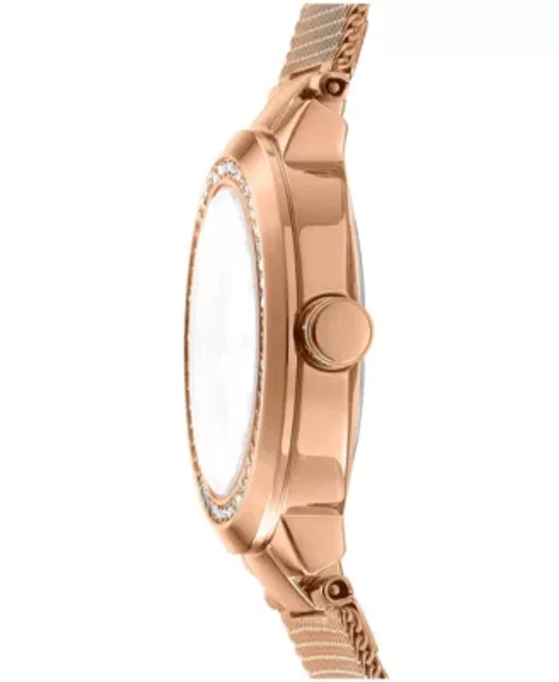 Women's Eastside Mini Rose Gold Dial Rose Gold-Tone Stainless Steel Bracelet Watch