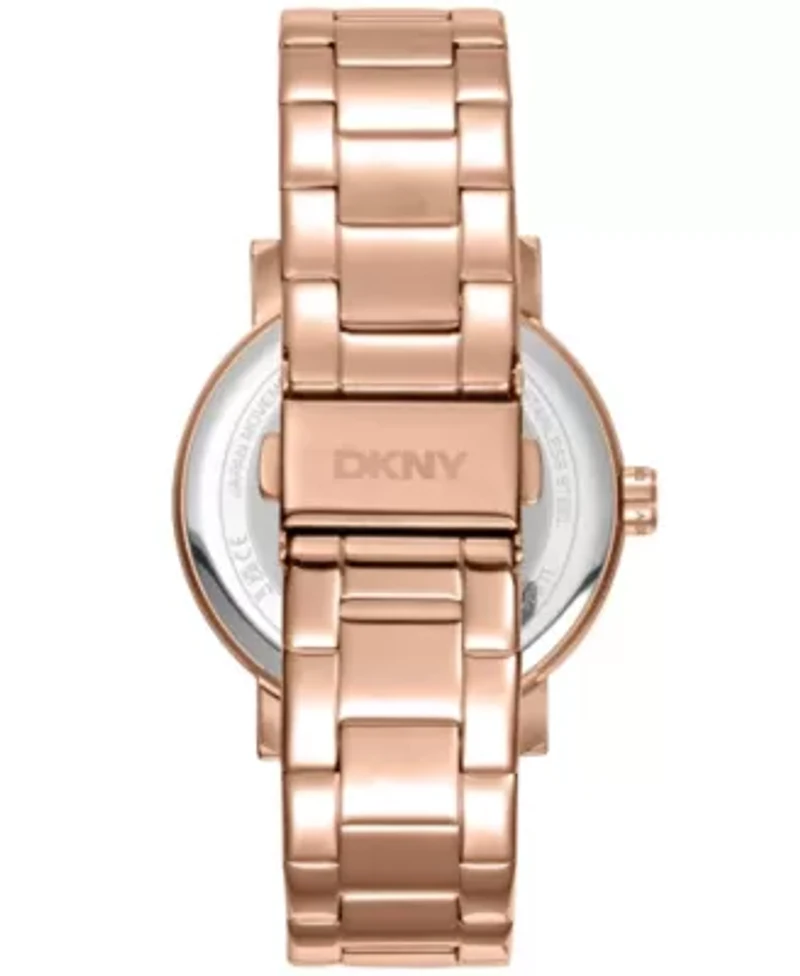 Women's Soho Maxi Rose Gold Dial Rose Gold-Tone Stainless Steel Bracelet Watch